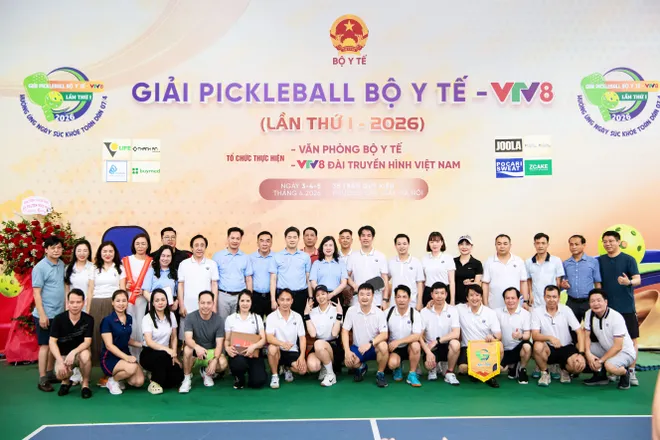 Ấn tượng Giải Pickleball Bộ Y tế - VTV8 lần thứ I năm 2026- Ảnh 21. Ấn tượng Giải Pickleball Bộ Y tế - VTV8 lần thứ I năm 2026- Ảnh 21.