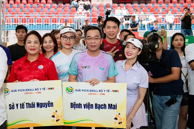 Ấn tượng Giải Pickleball Bộ Y tế - VTV8 lần thứ I năm 2026- Ảnh 24. Ấn tượng Giải Pickleball Bộ Y tế - VTV8 lần thứ I năm 2026- Ảnh 24.