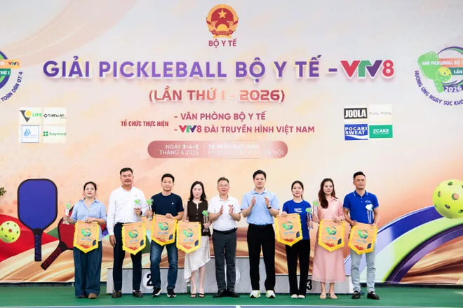 Ấn tượng Giải Pickleball Bộ Y tế - VTV8 lần thứ I năm 2026- Ảnh 34. Ấn tượng Giải Pickleball Bộ Y tế - VTV8 lần thứ I năm 2026- Ảnh 34.