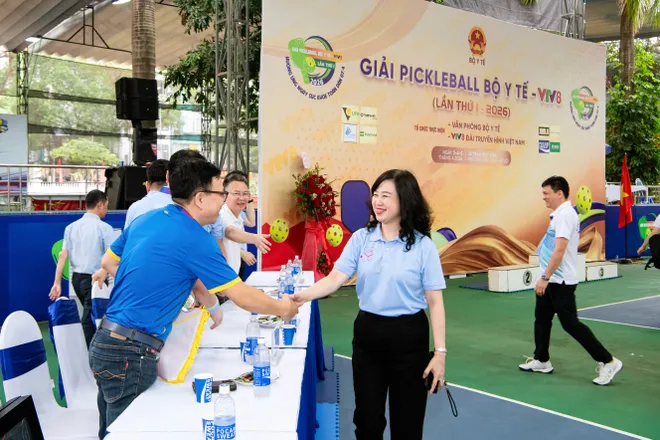 Ấn tượng Giải Pickleball Bộ Y tế - VTV8 lần thứ I năm 2026- Ảnh 32. Ấn tượng Giải Pickleball Bộ Y tế - VTV8 lần thứ I năm 2026- Ảnh 32.