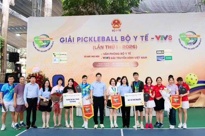 Ấn tượng Giải Pickleball Bộ Y tế - VTV8 lần thứ I năm 2026- Ảnh 27. Ấn tượng Giải Pickleball Bộ Y tế - VTV8 lần thứ I năm 2026- Ảnh 27.