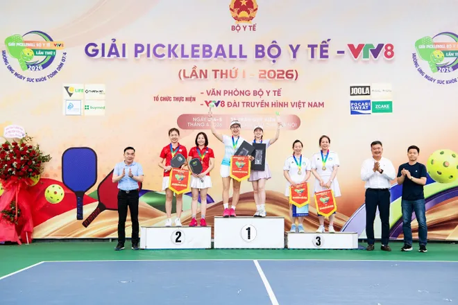 Lễ Bế mạc &ndash; Trao giải Pickleball Bộ Y tế - VTV8- Ảnh 8.