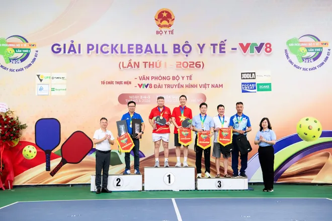 Lễ Bế mạc &ndash; Trao giải Pickleball Bộ Y tế - VTV8- Ảnh 5.