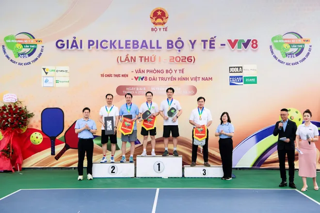 Lễ Bế mạc &ndash; Trao giải Pickleball Bộ Y tế - VTV8- Ảnh 7.
