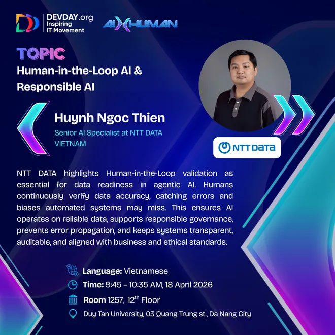 Lịch tr&igrave;nh Devday Đ&agrave; Nẵng 2026 c&ugrave;ng những gương mặt diễn giả uy t&iacute;n- Ảnh 14.