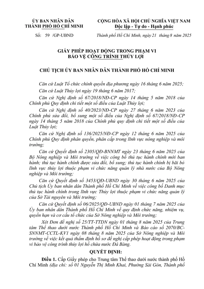 Sở NN&MT TP Hồ Chí Minh nói gì về thông tin "xâm phạm công trình thuỷ lợi ở Hồ Đá Bàng"- Ảnh 3.