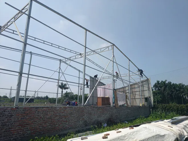 X&atilde; Sơn Đồng, TP H&agrave; Nội cưỡng chế 12 c&ocirc;ng tr&igrave;nh vi phạm đất n&ocirc;ng nghiệp - Ảnh 6.