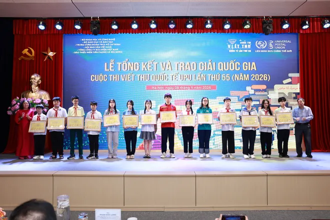 Nam sinh Hải Ph&ograve;ng gi&agrave;nh giải Nhất Việt Nam của cuộc thi Viết thư UPU Quốc tế 2026 - Ảnh 3.