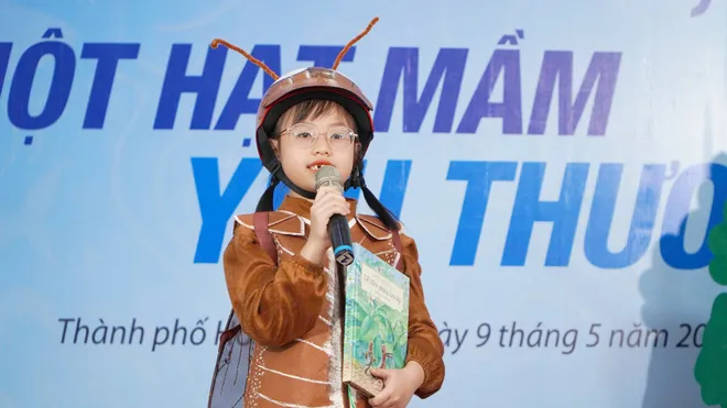 Học sinh Hà Nội giành giải Nhất Cuộc thi Kể chuyện sách thiếu nhi lần 1 - Ảnh 2.