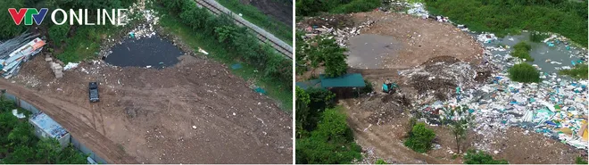 Ph&uacute; Diễn (H&agrave; Nội): Đất c&ocirc;ng &iacute;ch bị đổ trạc thải, ao hồ c&oacute; dấu hiệu bị san lấp - Ảnh 7.