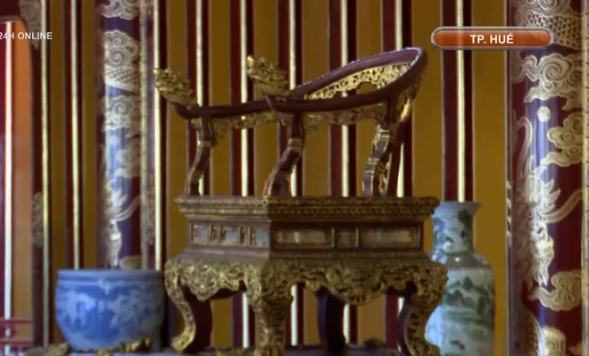 Bảo vệ t&ocirc;n nghi&ecirc;m di sản d&acirc;n tộc: Ho&agrave;n th&agrave;nh phục chế ngai v&agrave;ng triều Nguyễn- Ảnh 2.