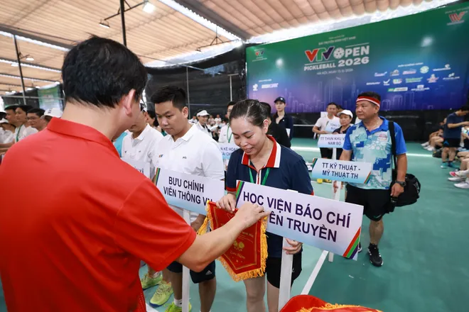 Khai mạc Giải Pickleball VTV Open 2026: Lan tỏa tinh thần thể thao của người l&agrave;m b&aacute;o- Ảnh 5.
