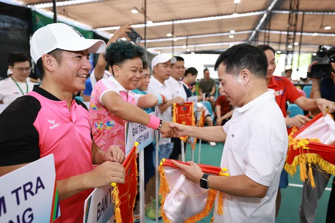 Khai mạc Giải Pickleball VTV Open 2026: Lan tỏa tinh thần thể thao của người l&agrave;m b&aacute;o- Ảnh 4.