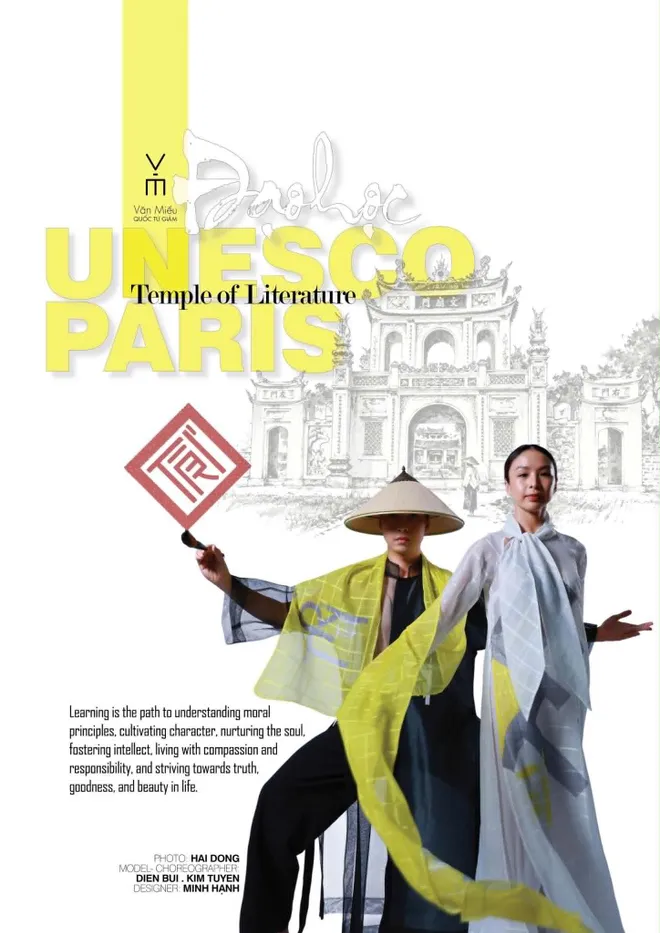 BTS &aacute;o d&agrave;i "Đạo học": Văn ho&aacute; truyền thống Việt Nam l&agrave;m ng&ocirc;n ngữ di sản tại Unesco- Ảnh 4.