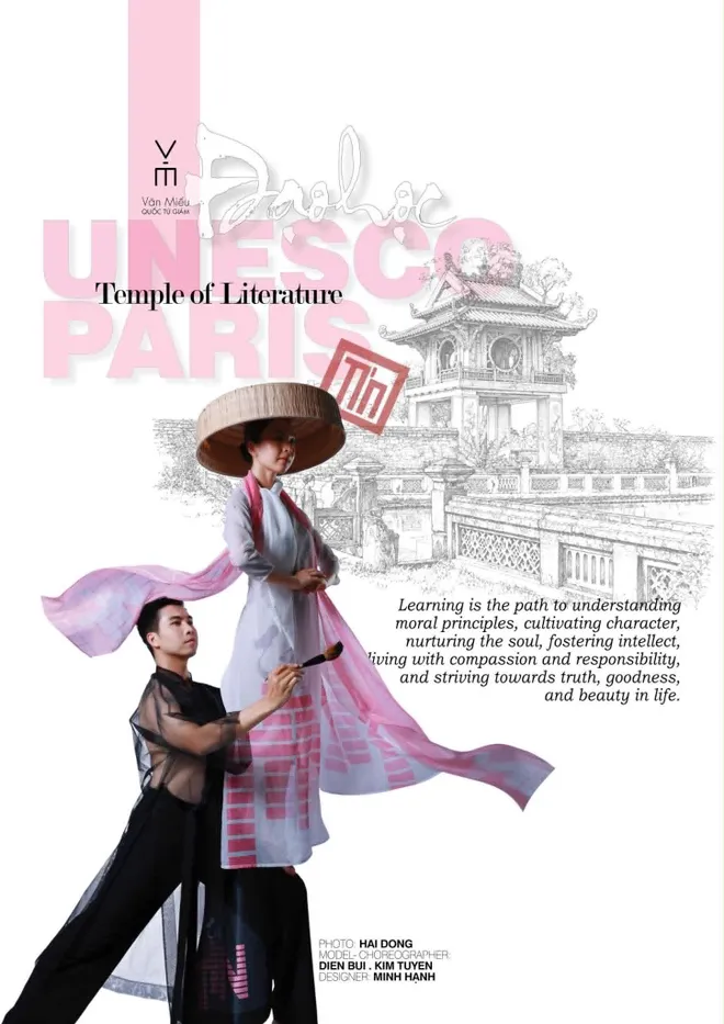 BTS &aacute;o d&agrave;i "Đạo học": Văn ho&aacute; truyền thống Việt Nam l&agrave;m ng&ocirc;n ngữ di sản tại Unesco- Ảnh 2.
