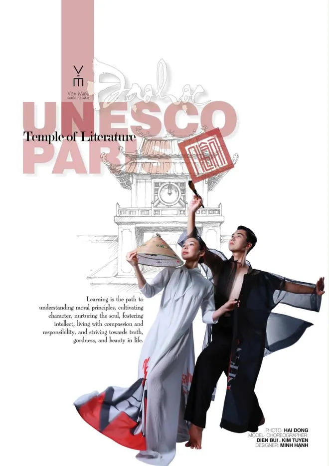 BTS &aacute;o d&agrave;i "Đạo học": Văn ho&aacute; truyền thống Việt Nam l&agrave;m ng&ocirc;n ngữ di sản tại Unesco- Ảnh 1.