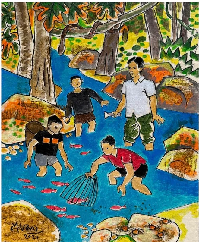 Triển l&atilde;m &ldquo;Minh họa tr&ecirc;n b&aacute;o&rdquo; t&ocirc;n vinh sự đồng h&agrave;nh của mỹ thuật với b&aacute;o ch&iacute; - Ảnh 6.