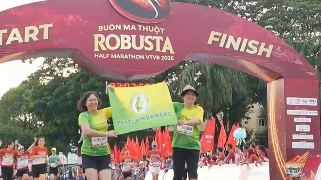 Ấn tượng giải chạy Bu&ocirc;n Ma Thuột Robusta Half Marathon VTV8 2026- Ảnh 9.