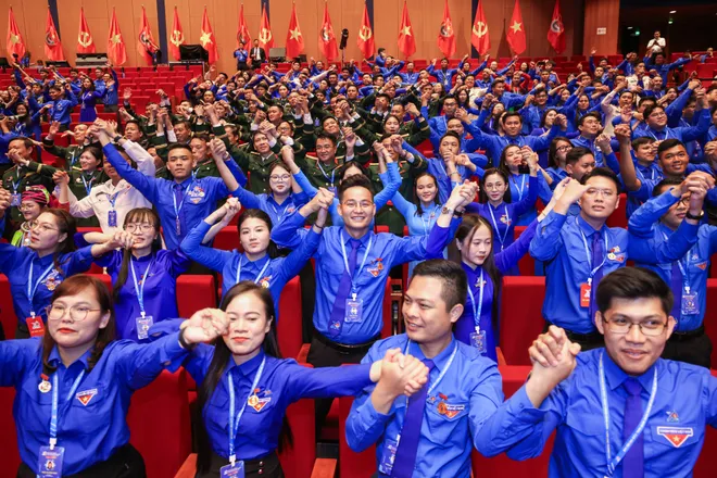 Khai mạc Đại hội đại biểu to&agrave;n quốc Đo&agrave;n TNCS Hồ Ch&iacute; Minh lần thứ XIII - Ảnh 3.
