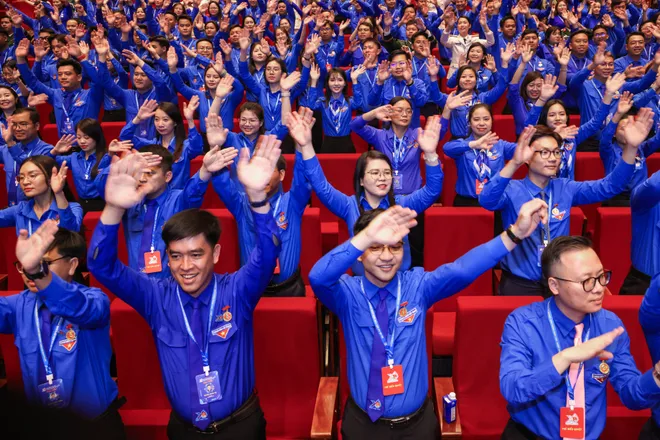 Khai mạc Đại hội đại biểu to&agrave;n quốc Đo&agrave;n TNCS Hồ Ch&iacute; Minh lần thứ XIII - Ảnh 5.