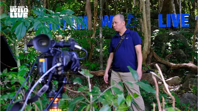 H&eacute; lộ hậu trường trước giờ truyền h&igrave;nh trực tiếp Vietnam Wild Live từ H&ograve;n Trứng - Ảnh 1.