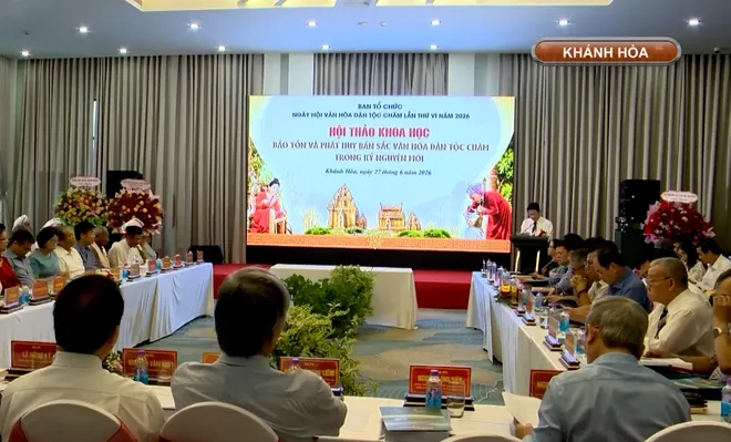 Hội thảo Bảo tồn v&agrave; Ph&aacute;t huy bản sắc văn h&oacute;a d&acirc;n tộc Chăm- Ảnh 3.