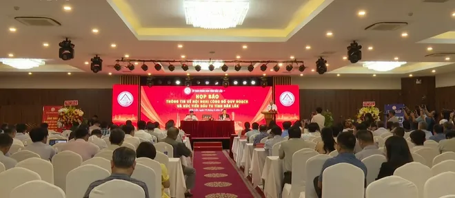 Đắk Lắk: Họp báo thông tin về Hội nghị công bố quy hoạch và xúc tiến đầu tư- Ảnh 1. Đắk Lắk: Họp báo thông tin về Hội nghị công bố quy hoạch và xúc tiến đầu tư- Ảnh 1.