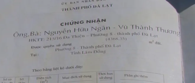 Lâm Đồng: Xét xử vụ tranh chấp đất đai kéo dài
hơn 20 năm- Ảnh 5. Lâm Đồng: Xét xử vụ tranh chấp đất đai kéo dài
hơn 20 năm- Ảnh 5.