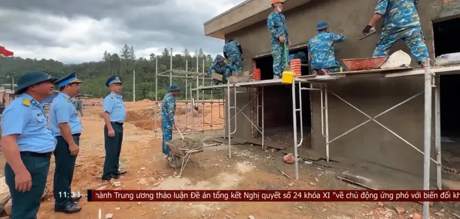 Đ&agrave; Nẵng: Sư đo&agrave;n Ph&ograve;ng kh&ocirc;ng 375 thần tốc x&acirc;y dựng trường li&ecirc;n cấp v&ugrave;ng cao T&acirc;y Giang- Ảnh 4.