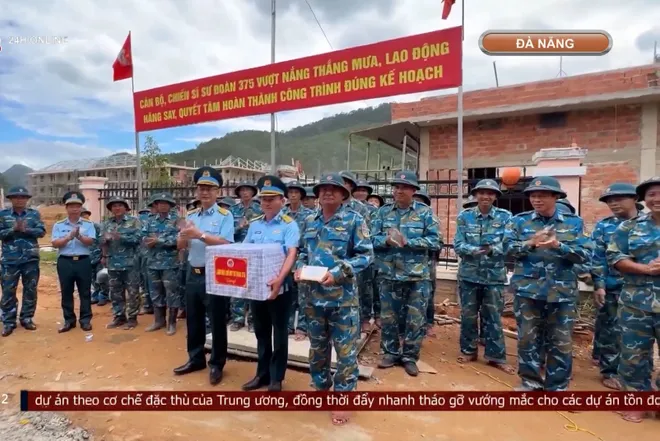 Đ&agrave; Nẵng: Sư đo&agrave;n Ph&ograve;ng kh&ocirc;ng 375 thần tốc x&acirc;y dựng trường li&ecirc;n cấp v&ugrave;ng cao T&acirc;y Giang- Ảnh 6.