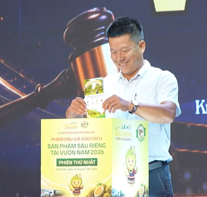 Đấu giá sầu riêng công khai - Bước chuyển mới trong sản xuất nông nghiệp ở Đắk Lắk- Ảnh 2. Đấu giá sầu riêng công khai - Bước chuyển mới trong sản xuất nông nghiệp ở Đắk Lắk- Ảnh 2.