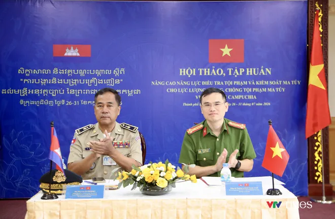 Việt Nam - Campuchia chia sẻ kinh nghiệm công tác phòng chống ma túy- Ảnh 1.