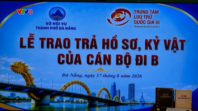 Lễ trao trả hồ sơ, kỷ vật cán bộ đi B cho thân nhân tại Đà Nẵng- Ảnh 1. Lễ trao trả hồ sơ, kỷ vật cán bộ đi B cho thân nhân tại Đà Nẵng- Ảnh 1.