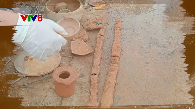 Phát hiện ngôi mộ gạch cổ tại Kim Liên, Nghệ An- Ảnh 4. Phát hiện ngôi mộ gạch cổ tại Kim Liên, Nghệ An- Ảnh 4.