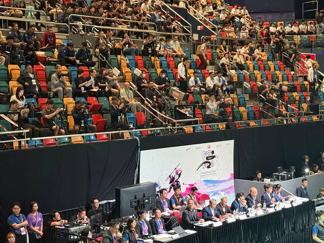 ABU Robocon 2026: Đội tuyển Việt Nam ghi tên vào tứ kết với 2 chiến thắng Kungfu Master- Ảnh 3.