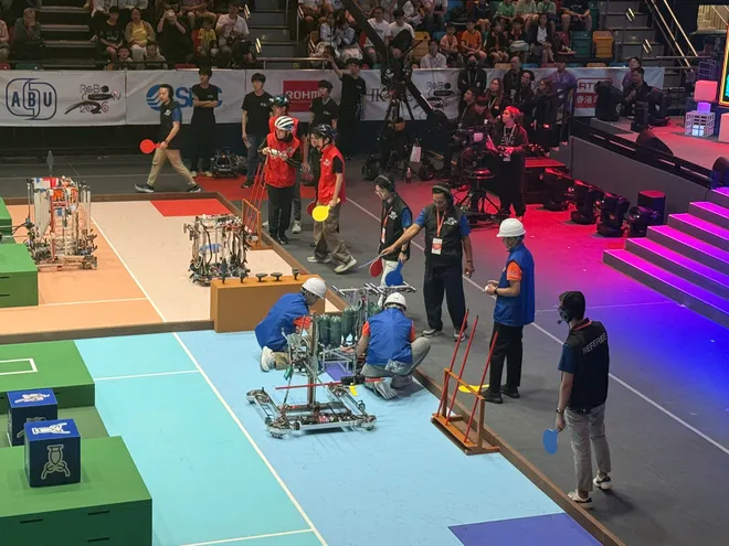 ABU Robocon 2026: Đội tuyển Việt Nam giành hạng 3 chung cuộc- Ảnh 7.