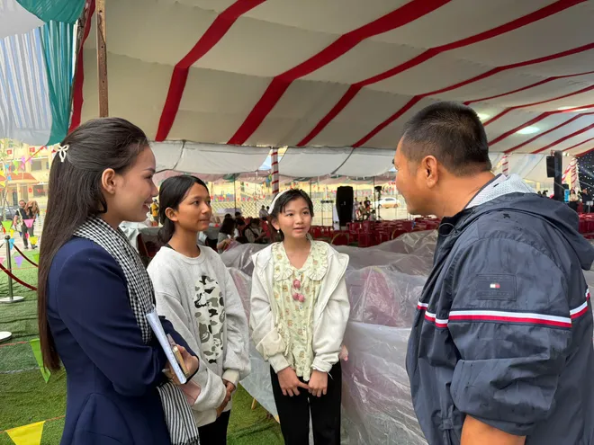 Cầu truyền hình Lễ khai giảng năm học và khánh thành trường phổ thông nội trú liên cấp tại các xã biên giới đất liền- Ảnh 7. Cầu truyền hình Lễ khai giảng năm học và khánh thành trường phổ thông nội trú liên cấp tại các xã biên giới đất liền- Ảnh 7.