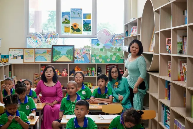 Lễ khai giảng đặc biệt của bệnh nhi ung thư- Ảnh 7.