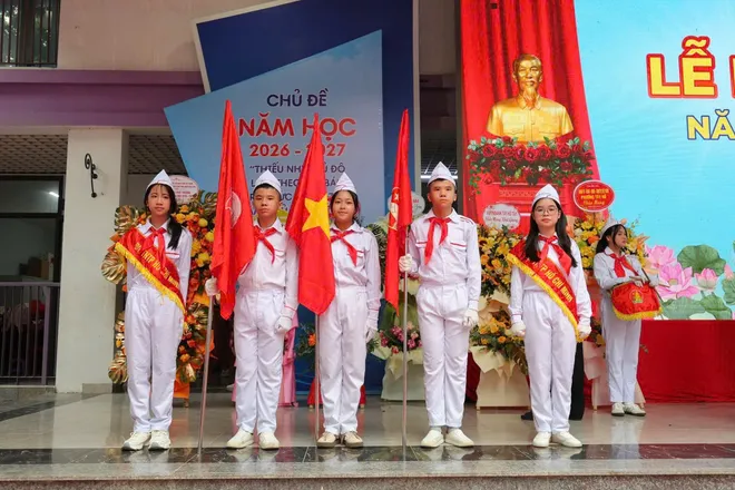 H&agrave; Nội tưng bừng khai giảng năm học mới 2026-2027- Ảnh 14.