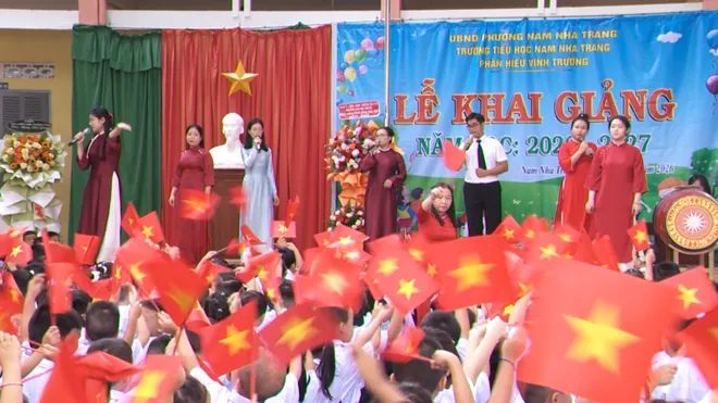 Phát huy giá trị từ không gian văn hóa ngày khai trường- Ảnh 3. Phát huy giá trị từ không gian văn hóa ngày khai trường- Ảnh 3.