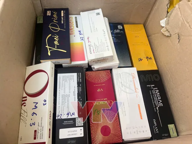 Khởi tố 21 đối tượng, thu gần 123.000 sản phẩm filler, botox, meso - Ảnh 1.