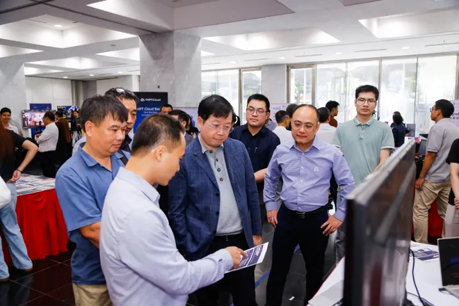 Không gian triển lãm công nghệ "VTV - Từ truyền hình truyền thống tới tổ chức truyền thông số" - Ảnh 5.