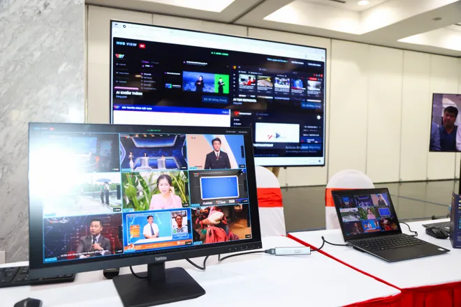 Không gian triển lãm công nghệ "VTV - Từ truyền hình truyền thống tới tổ chức truyền thông số" - Ảnh 10.