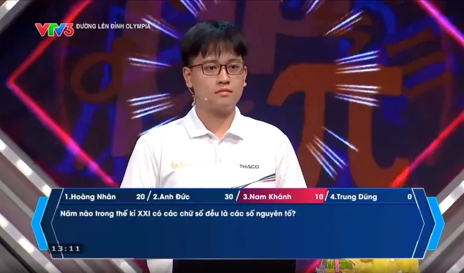 Đường lên đỉnh Olympia 2026: Nam sinh Hà Nội bứt phá, giành vòng nguyệt quế cuộc thi tháng- Ảnh 3.