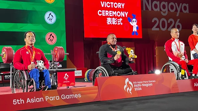ASIAN Para Games 5: Lê Văn Công giành huy chương bạc đầu tiên cho đoàn Việt Nam- Ảnh 3.