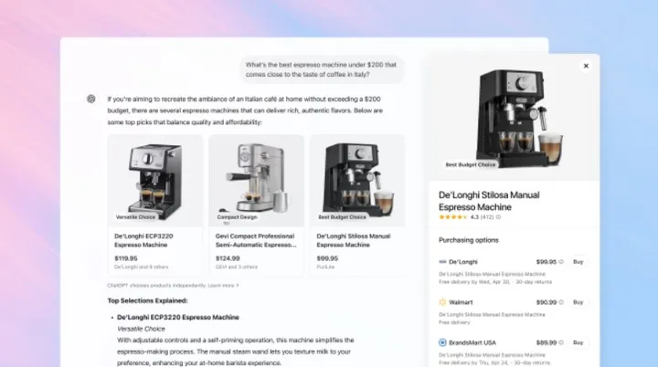 OpenAI hé lộ việc tích hợp tính năng mua sắm qua ChatGPT
