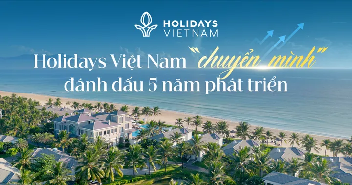 Holidays Vietnam ra mắt logo mới: Bước chuyển mình của thương hiệu du lịch uy tín