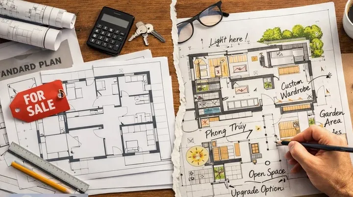 Sai lầm khi xây nhà bằng bản vẽ thiết kế mua sẵn