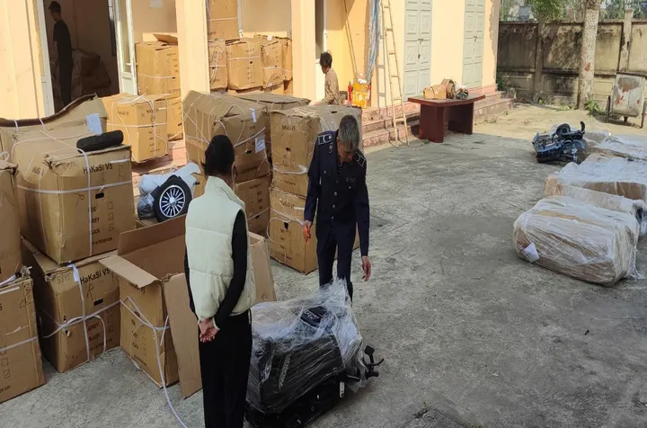 Thanh Hóa xử phạt 45 triệu đồng vì kinh doanh xe điện không rõ nguồn gốc