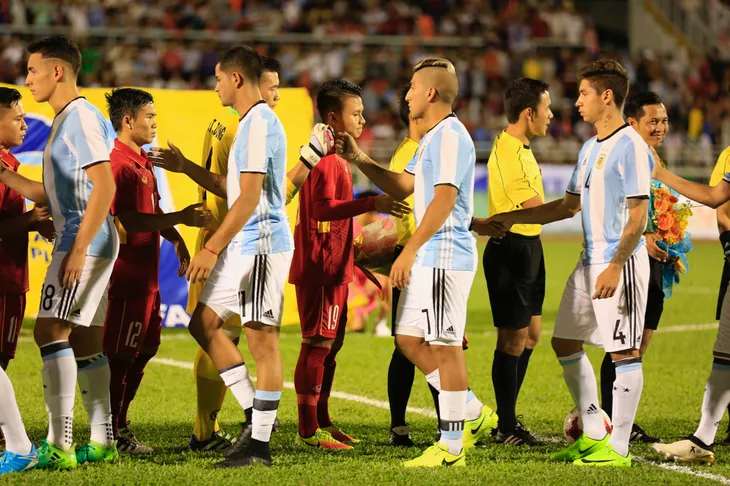 Chùm ảnh: Những khoảnh khắc ấn tượng trận giao hữu U20 Việt Nam 1-4 U20 Argentina - Ảnh 3. Chùm ảnh: Những khoảnh khắc ấn tượng trận giao hữu U20 Việt Nam 1-4 U20 Argentina - Ảnh 3.